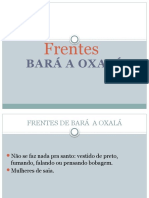 Frentes de Bará A Oxalá .