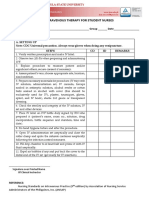 Checklists For Return Demonstration