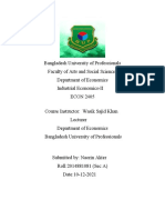 EcoN2305 Merger and Acuisation