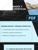 Generalidades y Drenaje Superficial