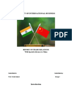 India-China - Trade Relationship