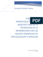 Tarea 1.2 La Infraestructura y La Arquitectura de La Tecnología de La Información Con Las Nuevas Tendencias de Virtualización y Servicios en La Nube