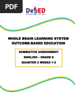 Oral Communication in Context Summative Assessment Q2W1 2