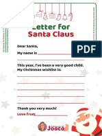 Santa Claus: Letter For