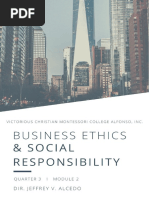 Business Ethics and Social Responsibility Q3 M2 ABM12 February 1,2021