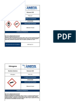 Rotulo Nitrogeno Oxigeno y Acetileno