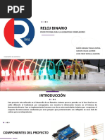 Presentacion de Proyecto Reloj Binario