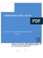 Knife Edge Gate Valve O&m Manual