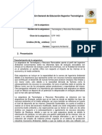 Tecnología y Recursos Renovables - GTF-1403.