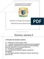 Semana 3:principios de Mecánica Cuántica: Curso Propedéutico de Física Moderna I Instituto de Ciencias Físicas UNAM