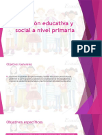 Inclusión Educativa y Social A Nivel Primaria