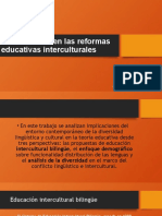 La Diversidad en Las Reformas Educativas Interculturales