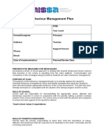 Behaviour Management Plan Template Final