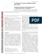 Cognitive Behaviour Therapy For Anxious Paediatric Dental Patients: A Systematic Review