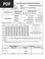 Miss Bee Anchor Chain Calibration