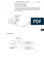 Headlight Beam Level Control System 1. Manual Headlight Beam Level Control System