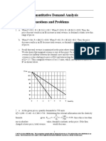 Chapter 3: Quantitative Demand Analysis Answers To Questions and Problems