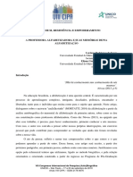 Texto 3 - A PROFESSORA ALFABETIZADORA E SUAS MEMÓRIAS DE NA ALFABETIZAÇÃO