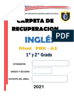 INGLES 1ro - 2do - 2021 - 2022 - Carpeta de Recuperacion A1