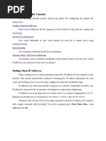 Bandwidth Controller Tutorials