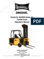 Drexel SL 30/40/50 Series AC Forklift Truck Operator's Manual