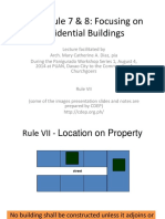 NBC S Rule 7 & 8 - Focusing On Residential Buildings