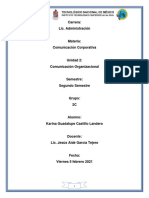 Act.1.Reporte de Invesrigacion. Comunicacion Organizacional - Karaina Gpe. Castillo Landero