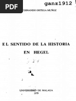 ORTEGA MUÑOZ, J. F. - El Sentido de La Historia en Hegel (OCR) (Por Ganz1912)