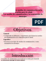 Influencia de Los Medios de Comunicación en Educacion para La Salud