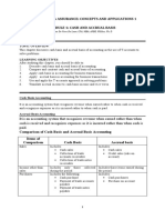 Module 2 Cash and Accrual Basis