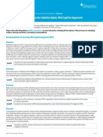 Practice Guideline Update Summary - Mild Cognitive Impairment