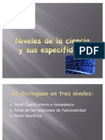 Niveles de La Ciencia