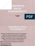 Corporate Social Responsibility