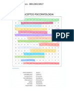 Sopa de Letras Conceptos Basicos Psicopatologia