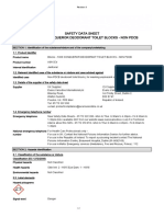 Safety Data Sheet Blocks - 1066 Conqueror Deodorant Toilet Blocks - Non PDCB