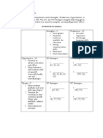 SWOT Activity