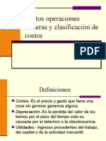 Clasificación de Costos y Costos en Operaciones Mineras