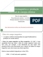 19 - Indução Eletromagnética e Produção Industrial de Energia Elétrica