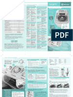 Guia Rapido Electrolux Lavadora de Roupas Lac12
