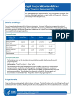 Budget Preparation Guidelines: Office of Financial Resources (OFR)