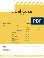 Sidehouse: Manual Brew Espresso Based