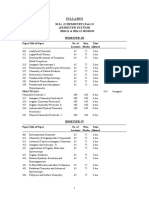 M.Sc. (CHEMISTRY) PART-II (SEMESTER III & IV)