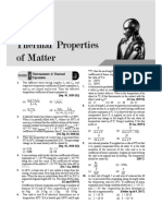 Thermal Properties of Matter