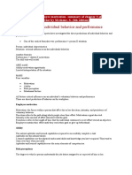 MARS Model of Individual Behavior and Performance