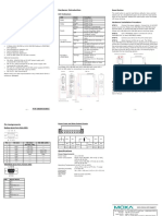 Mgate 4101-Mb-Pbs Quick Installation Guide: Reset Button