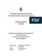 PGDE - Handbook 2021-2022 English