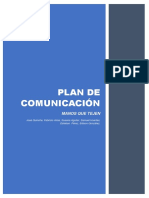 Plan de Comunicación Unión Cañari