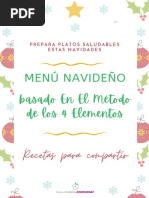 ENE - Menú Navideño Basado en El Metodo de Los 4 Elementos