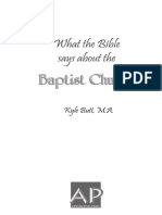 What The Bible Says About Baptist Church