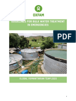 Guidelines Bulk Water Treatment